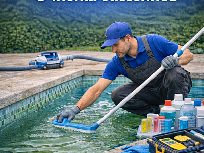 Очистка бассейнов в Москве и Московской области